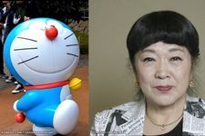 Pengisi suara Doraemon, Nobuyo Oyama, meninggal pada usia 90 tahun, Minggu (29/9/2024). (STR / JIJI PRESS / AFP)