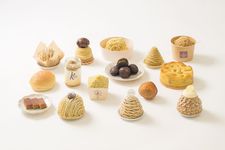 Berbagai dessert yang terbuat dari chestnut (kastanye) khas Kota Kasama, Prefektur Ibaraki, Jepang. Festival dessert chesnut, Kasama Maron Collection 2024, bakal diadakan di Tokyo pada 31 Oktober-6 November 2024.