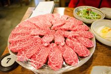 Ilustrasi daging sapi wagyu. 