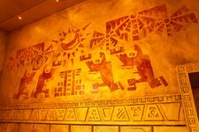 Mural di dalam The Golden Temple area Donkey Kong Country Universal Studios Japan.