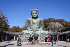 Patung Buddha di Kamakura, Jepang. 