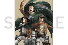 Pajangan dinding (tapestry) original Attack on Titan.