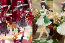 Action figure karakter anime KonoSuba, Megumin dan Yunyun.