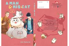 Cover manga A Man and His Cat volume 13. Manga ini mengisahkan persahabatan kucing gemuk lucu dengan seorang paman kesepian.