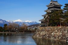 Kastil Matsumoto di Prefektur Nagano, Jepang.