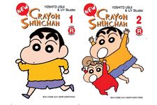 Komik New Crayon Shinchan 1 dan New Crayon Shinchan 2.