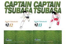 Cover komik Captain Tsubasa (Premium) volume 11 dan 13 menghadirkan cerita seru perjuangan Tsubasa dan tim bertanding sepak bola.