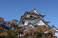 Kastil Hikone di Prefektur Shiga, Jepang.