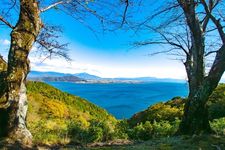 Biwako, danau terbesar se-Jepang yang terletak di Prefektur Shiga.