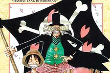 One Piece menceritakan petualangan Luffy yang punya kemampuan tubuh melar bersama kru Bajak Laut Topi Jerami menjelajahi lautan.