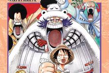 One Piece menceritakan petualangan Luffy yang punya kemampuan tubuh melar bersama kru Bajak Laut Topi Jerami menjelajahi lautan.