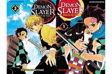 Komik Demon Slayer: Kimetsu no Yaiba mengisahkan Tanjiro Komada melawan iblis dan mengembalikan Nezuko, adiknya, jadi manusia kembali.