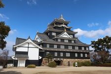 Kastil Okayama di Prefektur Okayama, Jepang.