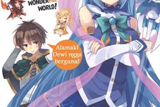 Konosuba mengisahkan petualangan Kazuma yang telah mati tapi hidup kembali di dunia fantasi bersama dewi air Aqua.