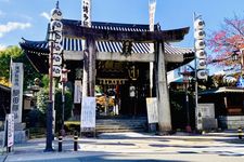 Kawasan kota tua Hakata di Prefektur Fukuoka, Jepang.