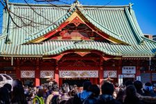 Kanda Myojin, kuil unik yang memadukan budaya dan anime di Akihabara, Tokyo, Jepang.