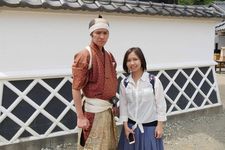 Dewi di Edo Wonderland Jepang saat awal kerja di klinik kecantikan Jepang.
