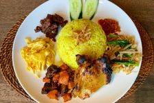 Nasi campur, salah satu menu favorit pengunjung Jepang di Garuda Cafe, Tokyo.