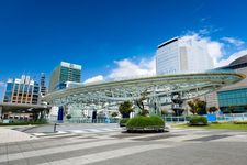 Kawasan pusat kota Sakae di Nagoya, Jepang.