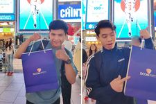 Dari kiri ke kanan: Rizki Ade Saputra dan Sudaru Hitori. 