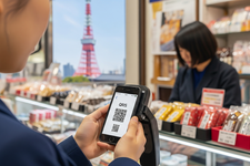 QRIS resmi bisa digunakan di 35 merchat pilihan di Jepang. Ilustrasi ini dibuat menggunakan AI.