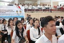 Ratusan peserta magang lulusan SMK dan mahasiswa akan diberangkatkan ke Jepang. 