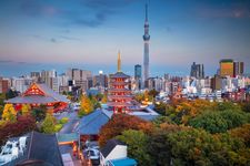 Tokyo Skytree, tempat wisata di Tokyo, Jepang. Saat diresmikan pada 2012, Guinness World Records mencatatnya sebagai menara tertinggi di dunia dengan tinggi 634 meter.