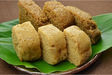 Fukuregashi, kue kukus gula merah khas Jepang.
