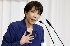 Mantan Menteri Urusan Dalam Negeri Sanae Takaichi menyampaikan pidato pada pembukaan kampanye pemilihan presiden Partai Liberal Demokrat (LDP) di Tokyo, 22 September 2025. Kontestasi kepemimpinan partai berkuasa di Jepang itu resmi dimulai dengan lima kandidat bersaing untuk menjadi perdana menteri keempat dalam empat tahun terakhir.