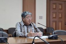 Duta Besar Jepang untuk Indonesia Masaki Yasushi berbicara dalam pengarahan media di Jakarta, Senin, 30 September 2025.