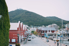 Hakodate, kota wisata di Hokkaido, Jepang.
