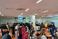 Suasana di dalam Stadion utama GBK dalam rangka acara Cosplay Mega Project 2025.