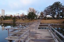 Hama-rikyu merupakan taman yang menjadi surga tenang di tengah hiruk pikuk Tokyo Bay. 