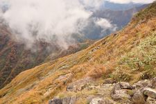 Gunung Tanigawa dengan ketinggian 1.977 meter terletak di perbatasan antara Prefektur Gunma dan Niigata. 