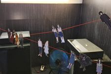 Salah satu pameran karya Junji Ito yang menampilkan semua tokoh-tokohnya.