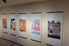 Beberapa lukisan karya Junji Ito yang memiliki ciri khas teror psikologi.