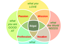 Menemukan makna hidupmu. Dalam budaya Jepang, hal itu disebut ikigai.