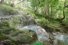 Iwaobetsu Onsen di Shari, Hokkaido.