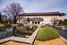 Fasad Tokyo National Museum di Tokyo, Jepang.