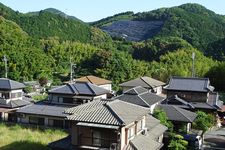 Pemandangan pegunungan di dekat Koyasan - Jepang.