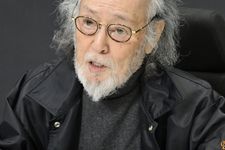 Aktor Tatsuya Nakadai berbicara dalam sebuah wawancara pada 17 Februari 2025 di Tokyo. (Foto hanya untuk keperluan redaksi) (Foto tidak untuk dijual)