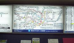 Cara Membaca Peta Rute Kereta di Tokyo 