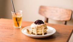 Lagi “Ngetren” di Jepang, Pancake dengan “Topping” Boba 