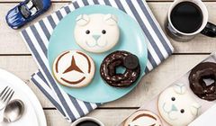 Cicipi Lucunya Donat Terbaru Kolaborasi Krispy Kreme dan Mercedes-Benz