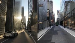 Sejarah Jalan Tanpa Trotoar di Ginza Jepang: SONY-dori St. dan Nishi Gobangai-dori St.