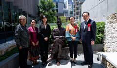 Puan Resmikan Patung Soekarno di KBRI Tokyo Jepang
