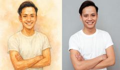 Tutorial Prompt AI Edit Foto Jadi Gaya Lukisan Watercolor