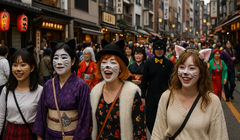 Festival Kucing di Jepang, Halloween Disulap Jadi Bakeneko di Tokyo