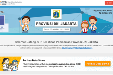 Website PPDB Jakarta 2021 Error, Ini Penjelasan Disdik DKI