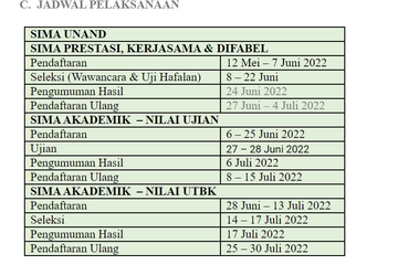 Link Pendaftaran Mandiri Unand Lewat Nilai UTBK, Cek Jadwal, Syarat ...